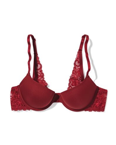 soutien-gorge push-up avec armatures rouge foncé - 21801156DARKRED - HEMA