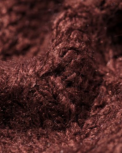 dames kabeltrui Helly bruin - 36204950BROWN - HEMA