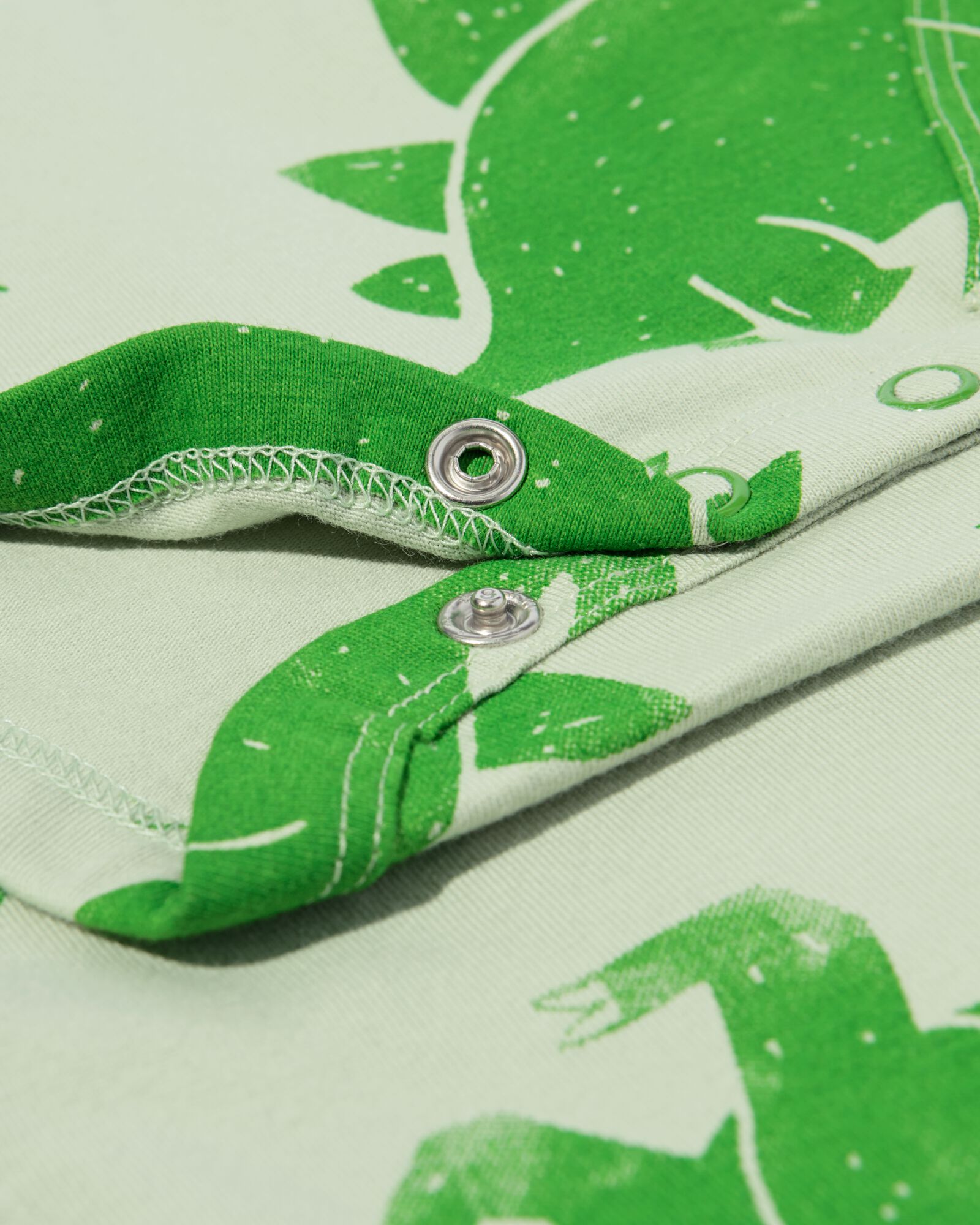 body coton bio extensible avec dino vert - 33312030GREEN - HEMA