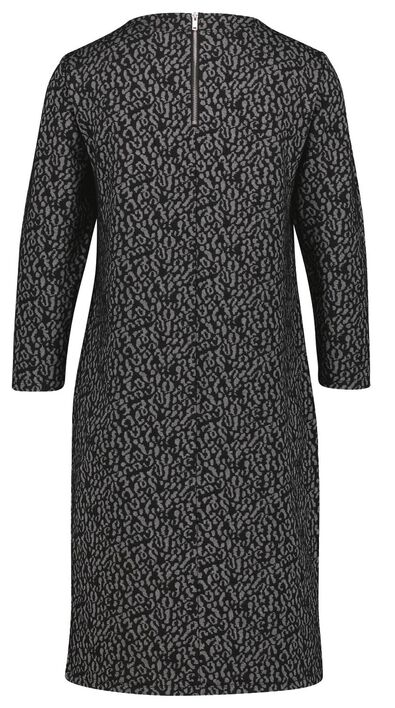 robe femme jacquard Kacey noir - 1000025948 - HEMA