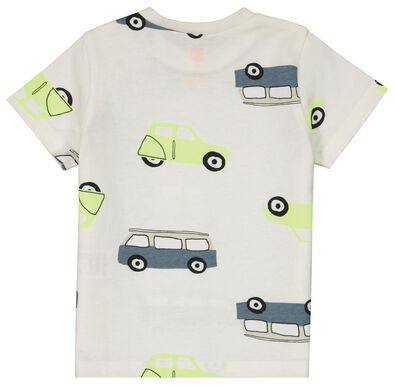 t-shirt bébé autobus blanc cassé - 1000024079 - HEMA