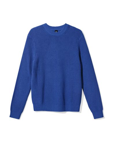 pull homme Kas  bleu vif bleu vif - 2170240BRIGHTBLUE - HEMA