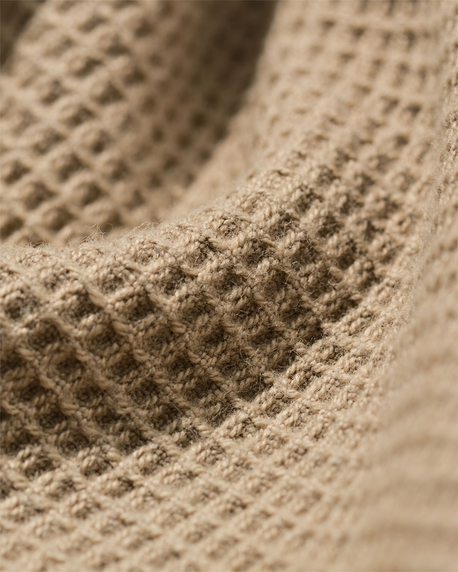 herenoverhemd Stef wafel beige beige - 2101840BEIGE - HEMA