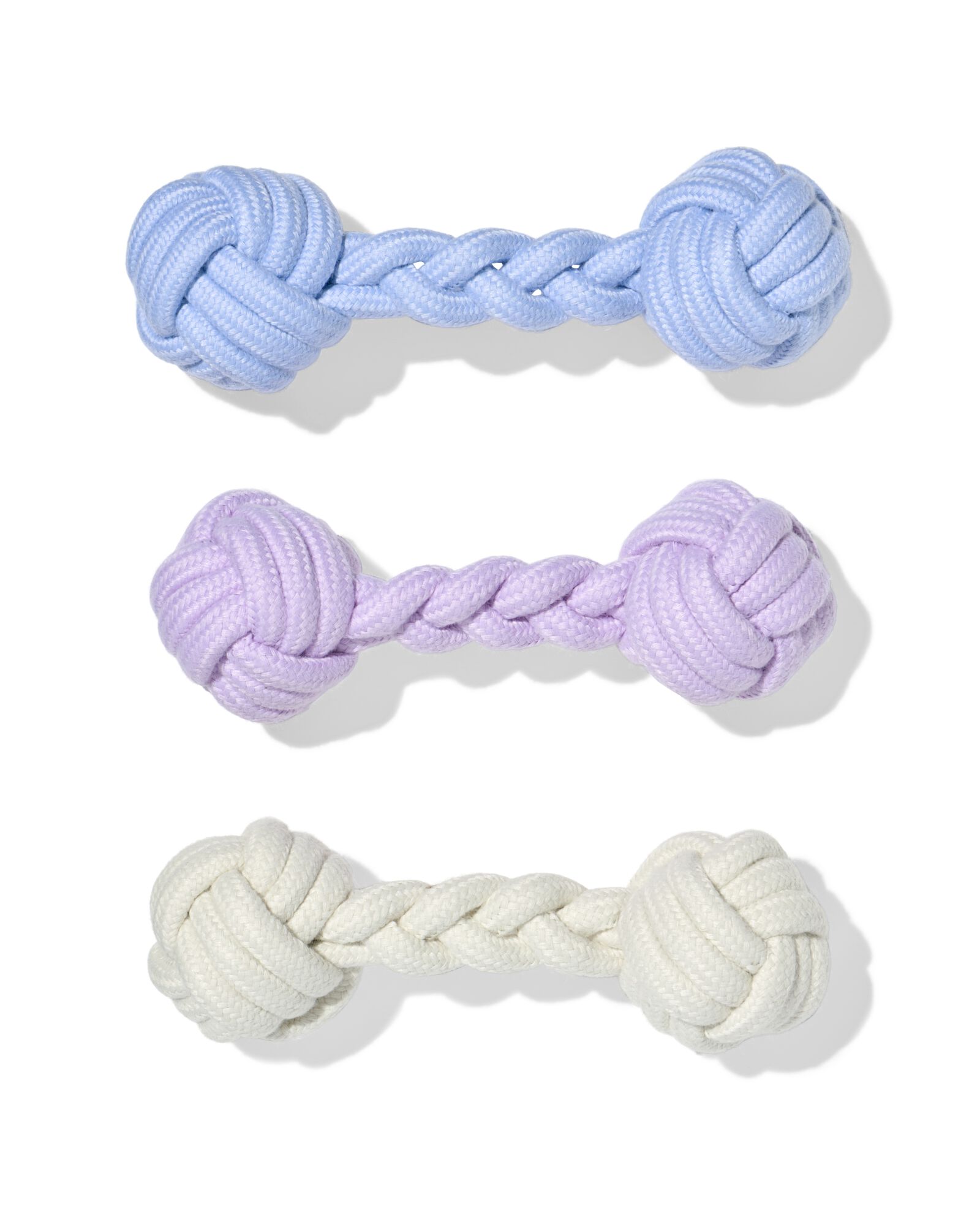 jouet chien 17 cm corde avec boutons  - 61100340 - HEMA