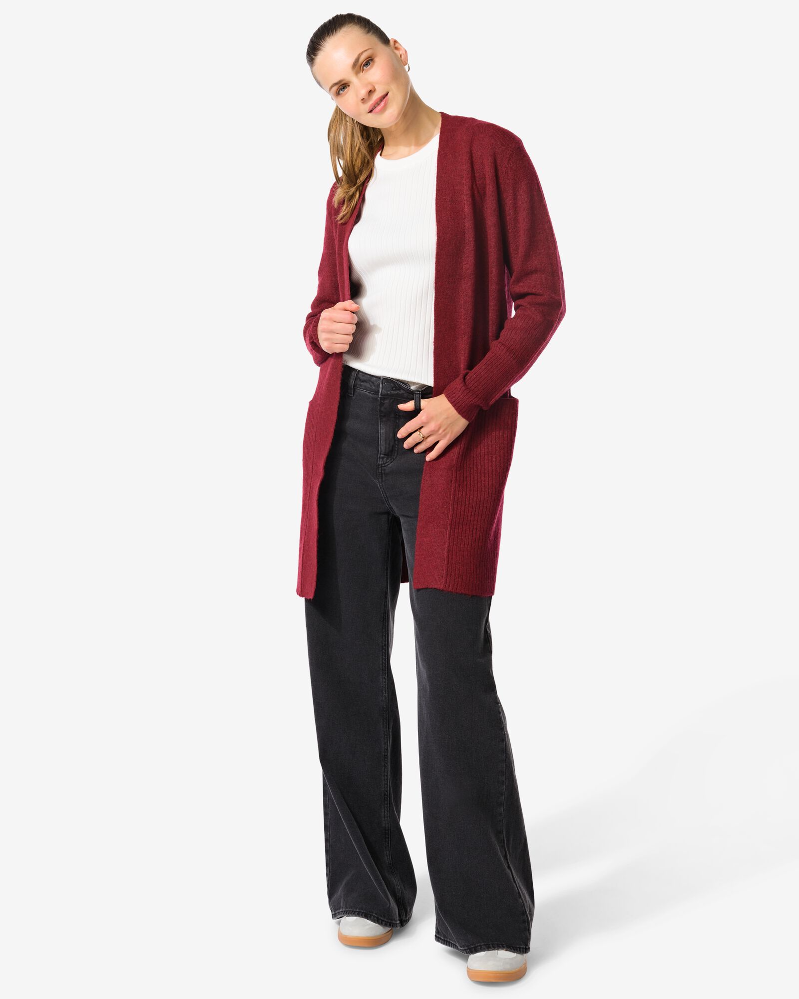 gilet femme Lana  rouge rouge - 36302720RED - HEMA