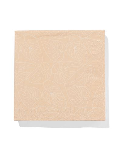 serviettes botanique 33x33 cm - lot de 20 - 14250203 - HEMA