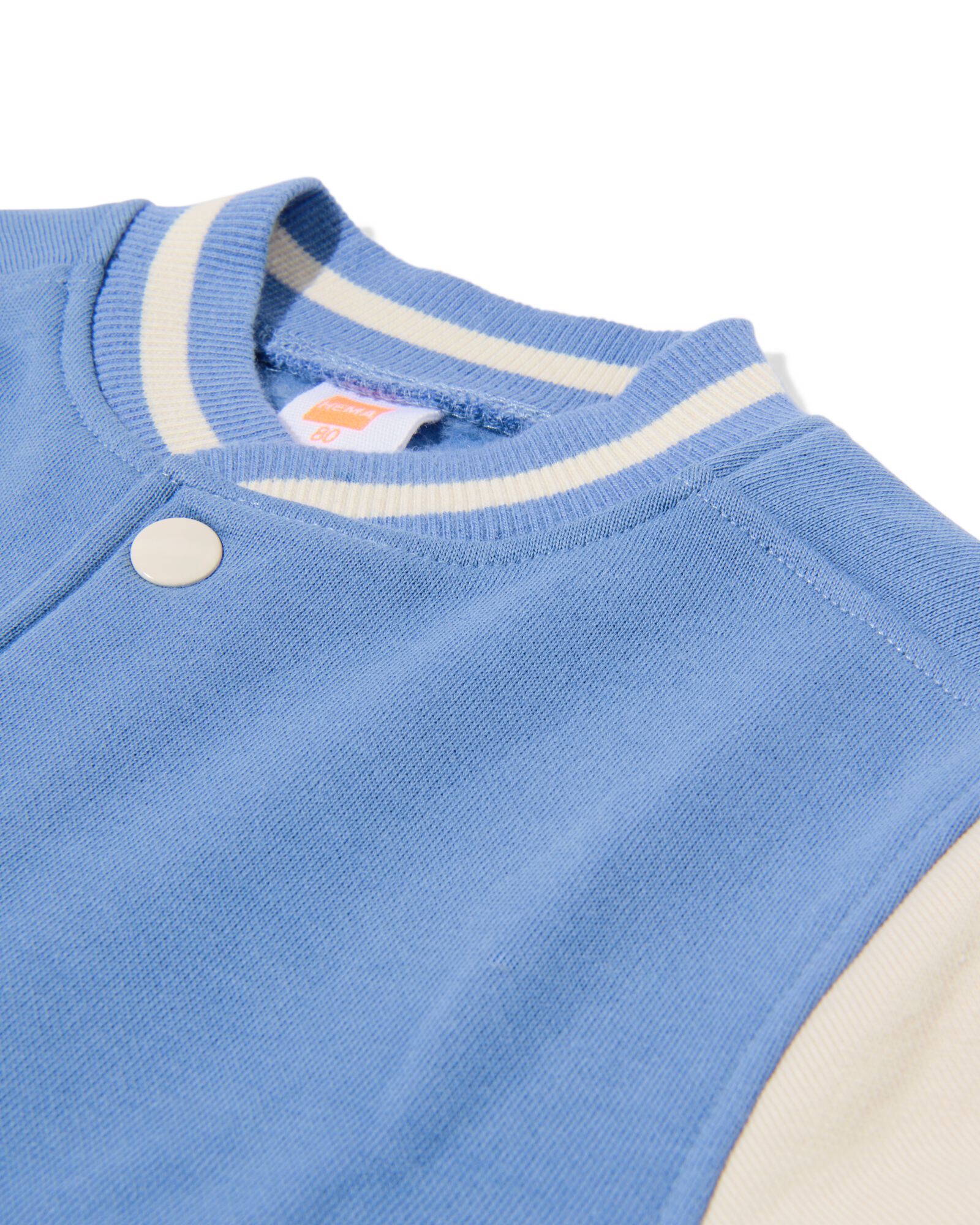 babyvest bomber blauw blauw - 33179770BLUE - HEMA