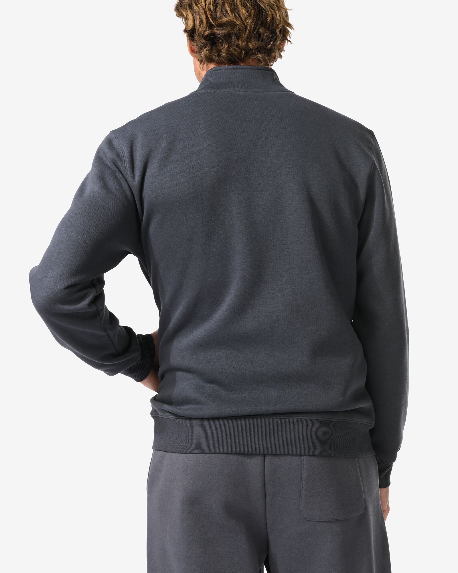 herenvest Nielson donkergrijs donkergrijs - 2101450DARKGREY - HEMA