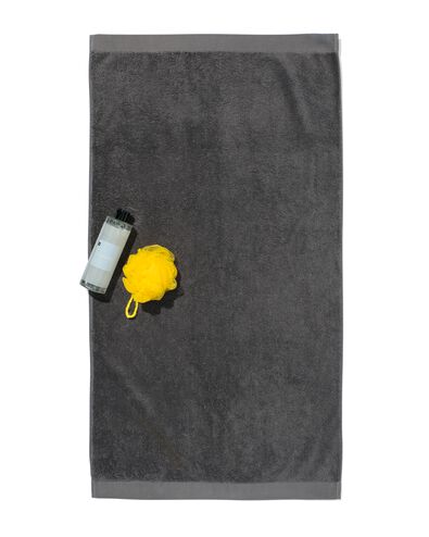 Handtuch &ndash; 60 x 110 cm &ndash; extraweiche Hotelqualit&auml;t &ndash; dunkelgrau dunkelgrau Handtuch, 60 x 110 - 5220032 - HEMA