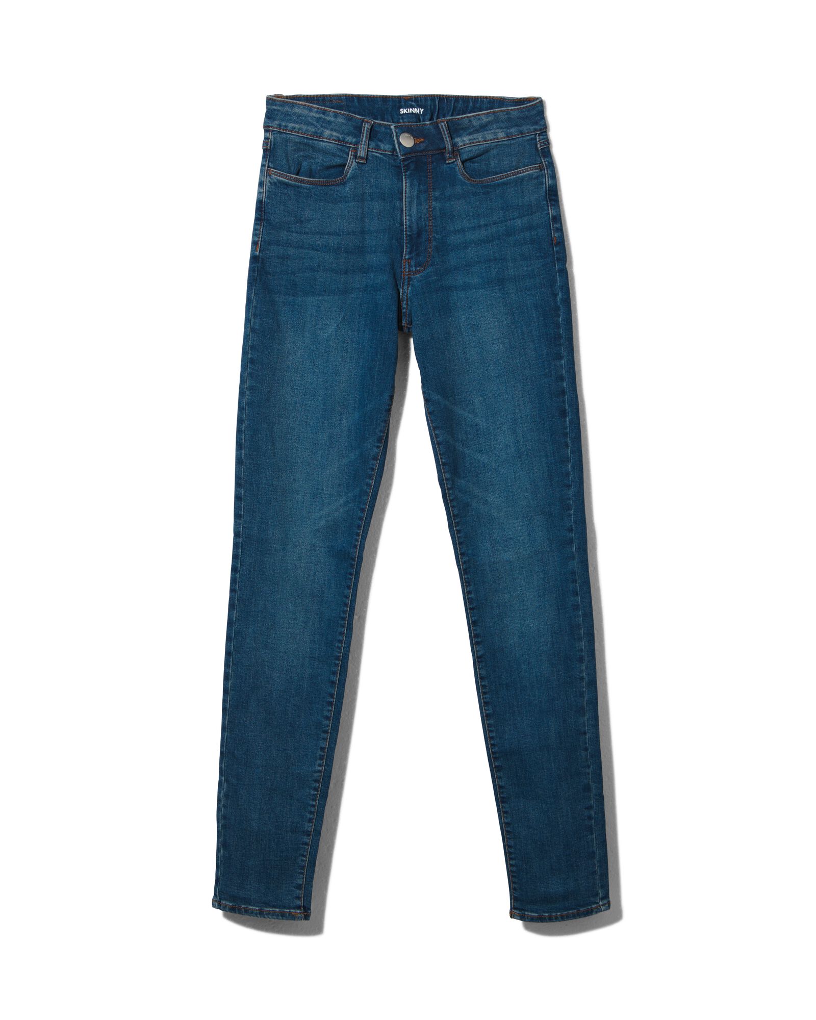 jean femme - mod&egrave;le skinny bleu moyen bleu moyen - 1000018243 - HEMA