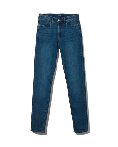 jean femme - mod&egrave;le skinny bleu moyen bleu moyen - 1000018243 - HEMA