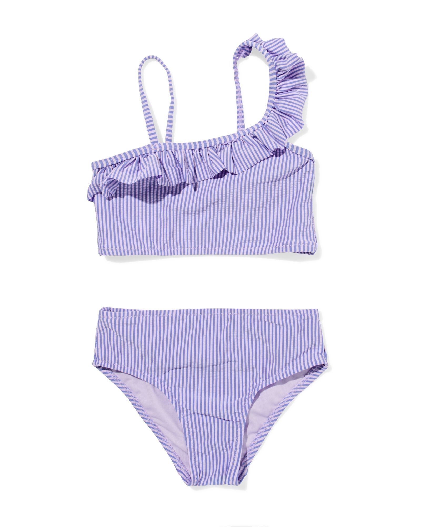 Kinderbikini Seersucker lila - 22250050LILAC - HEMA