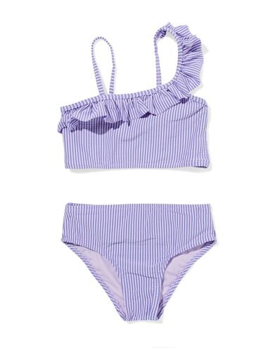 Kinderbikini Seersucker lila - 22250050LILAC - HEMA