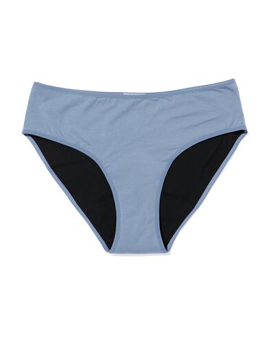 hipster &eacute;tanche coton pour fuites urinaires l&eacute;g&egrave;res bleu moyen bleu moyen - 19680677MIDBLUE - HEMA