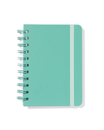 notitieboek A6 gelinieerd lichtgroen - 14120122 - HEMA