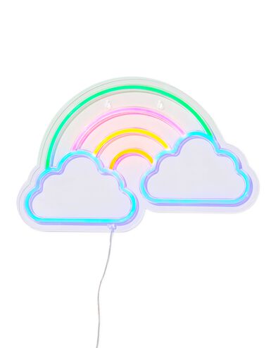 Neonlampe, 47,8 &times; 30,5 cm, Regenbogen - 38400054 - HEMA
