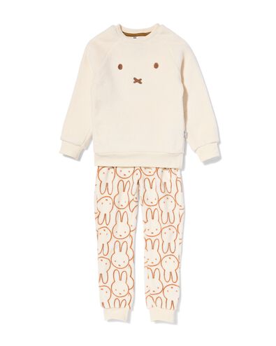 pyjama pour enfants Miffy polaire blanc cassé blanc cassé - 23001640OFFWHITE - HEMA