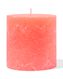 bougies rustiques orange fluorescent 10 x 10 - 13502997 - HEMA