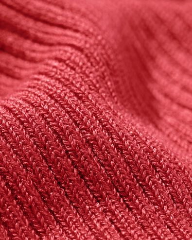 Damen-Pullover Louisa, gerippt rot rot - 36257650RED - HEMA