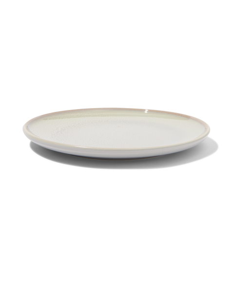 petite assiette - 20 cm - Helsinki - émail réactif - gris clair - 9602014 - HEMA