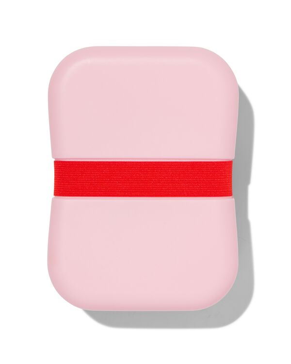 lunchbox met elastiek roze - 80670057 - HEMA