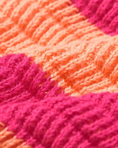 babykledingset gehaakt strepen roze roze - 33077670PINK - HEMA