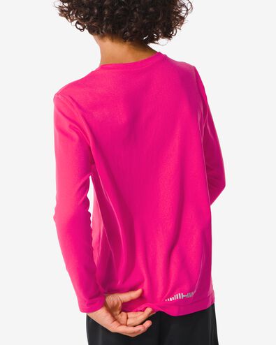 t-shirt de sport enfant sans coutures rose 134/140 - 36090363 - HEMA