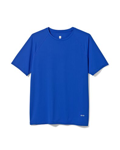 t-shirt de sport homme bleu L - 36030131 - HEMA