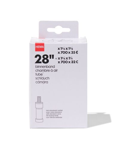 chambre &agrave; air 28 x 1 5/8 x 1 3/8 - 41198001 - HEMA