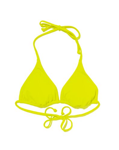 haut de bikini triangle femme citron vert XL - 22351095 - HEMA