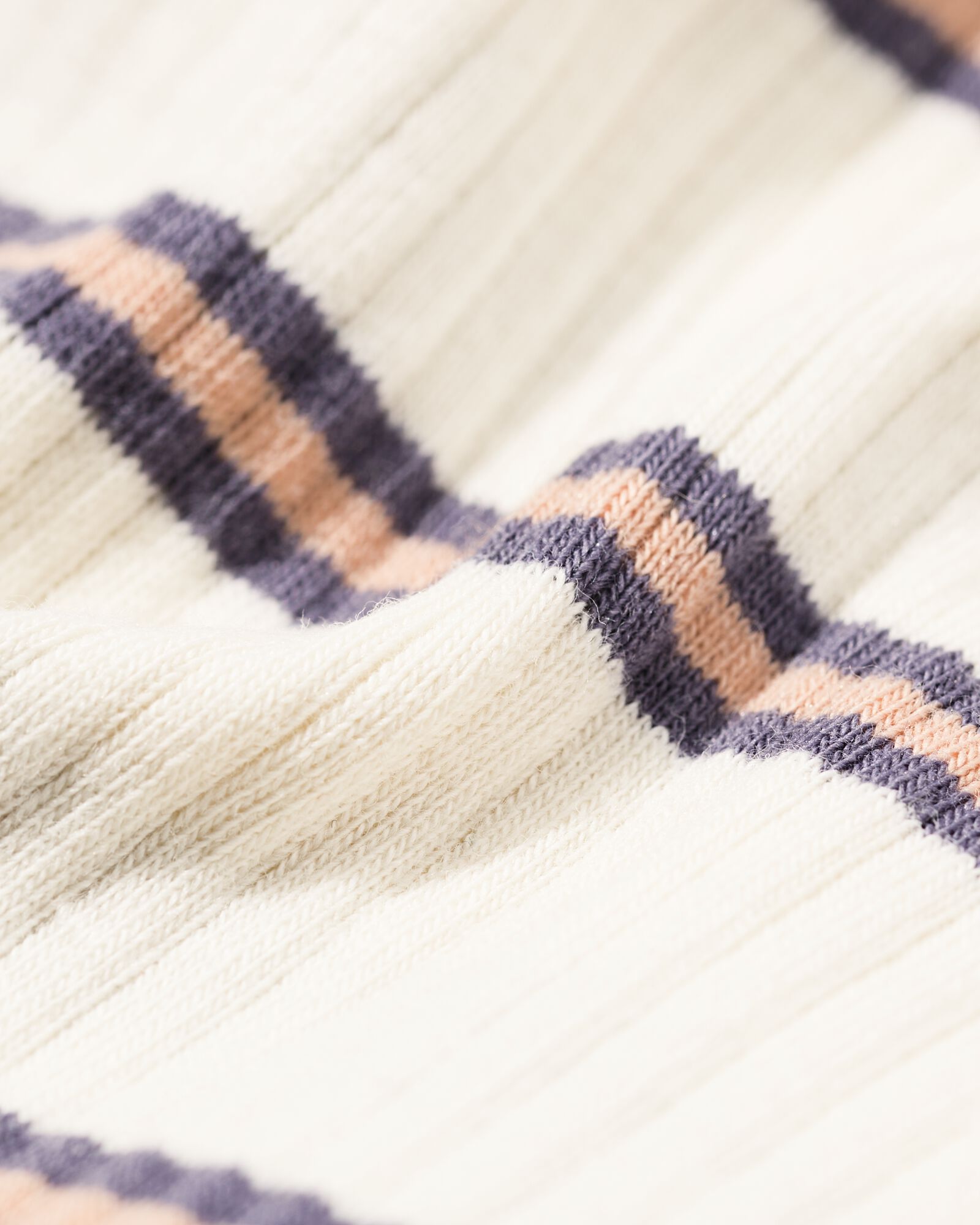 newborn shirt rib strepen  ecru ecru - 33426420ECRU - HEMA