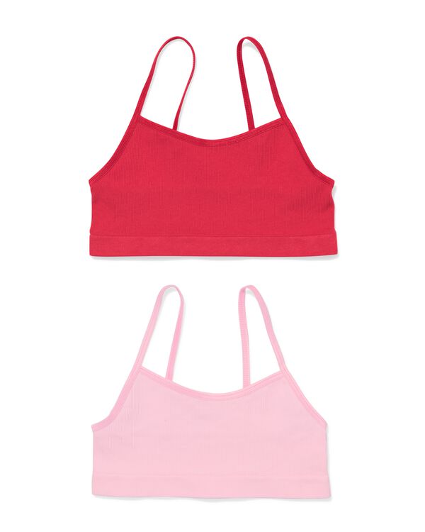 haut enfant sans couture - lot de 2 rose rose - 19360370PINK - HEMA