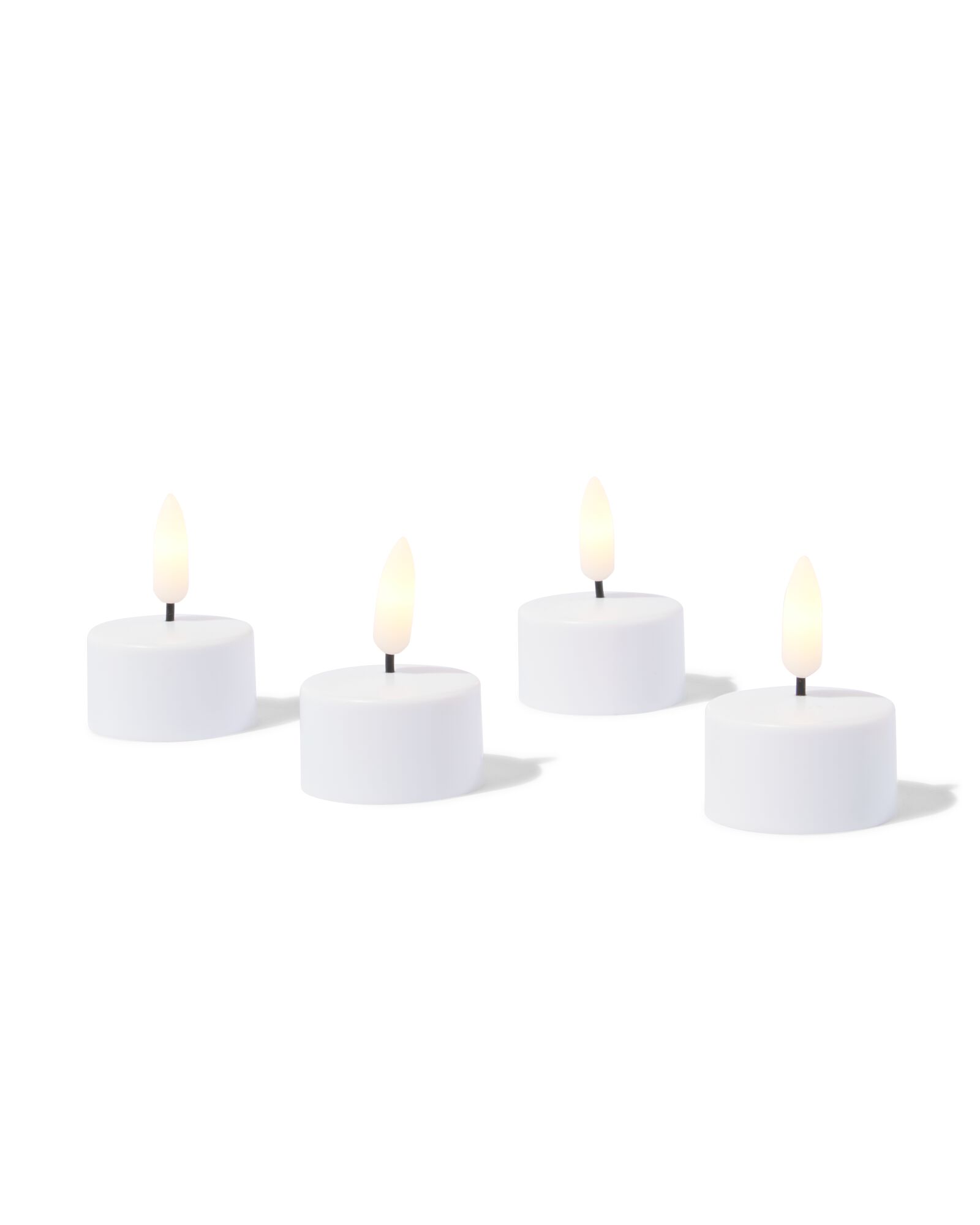 bougies chauffe-plat rechargeables - lot de 4 - 13550076 - HEMA