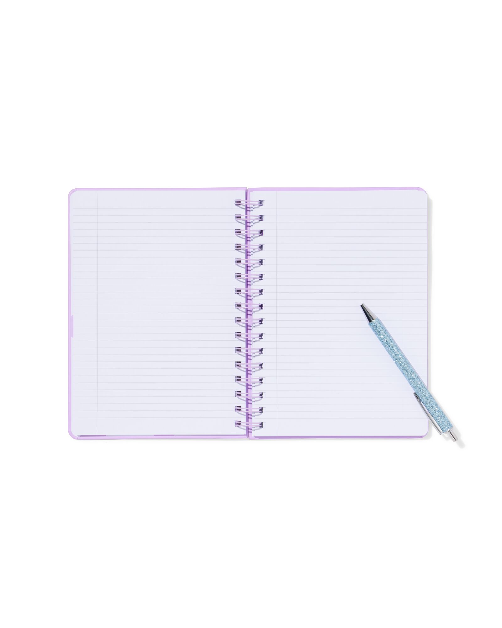 carnet A5 lign&eacute; lilas - 14120126 - HEMA