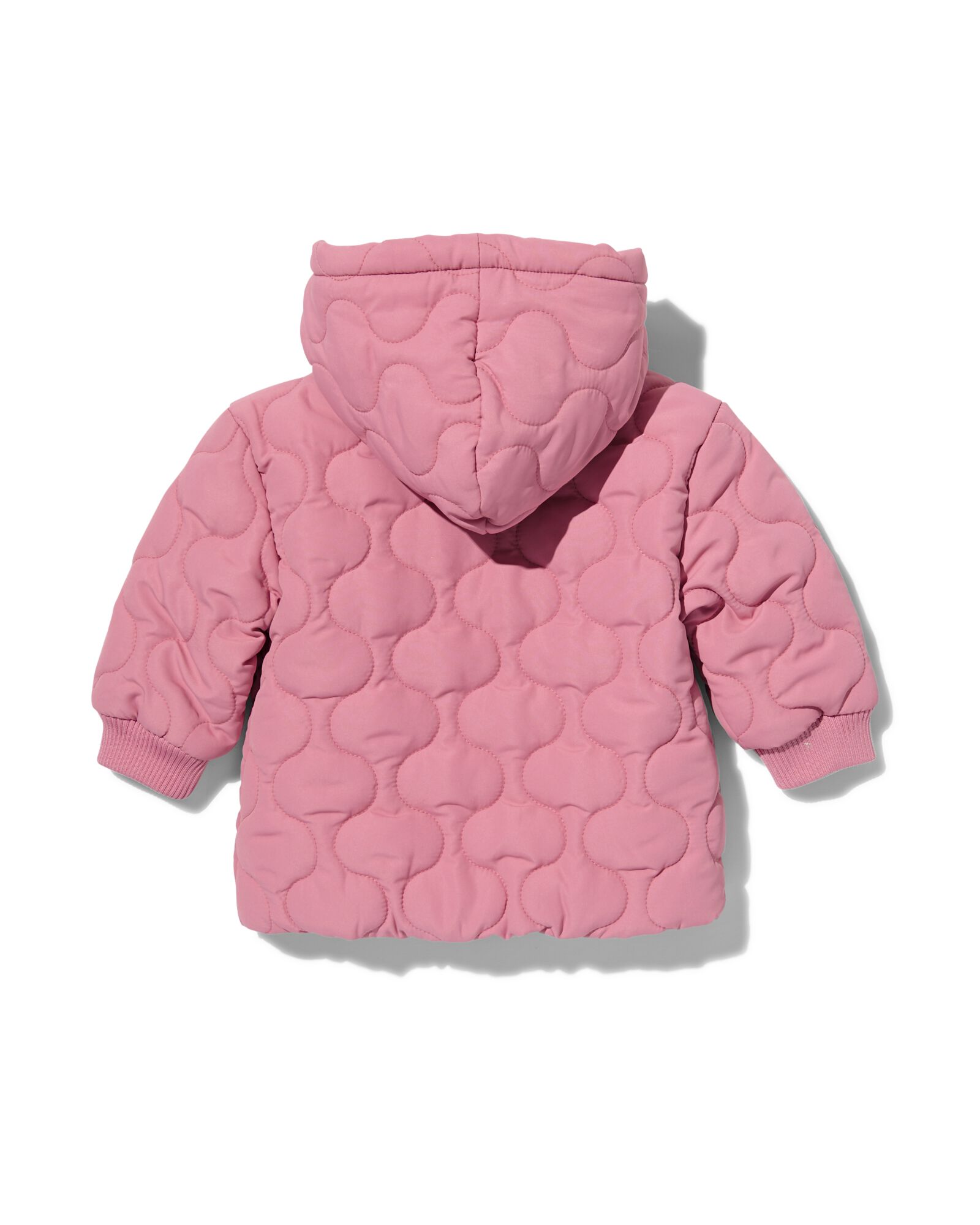 manteau matelassé bébé avec capuche rose rose - 1000032015 - HEMA
