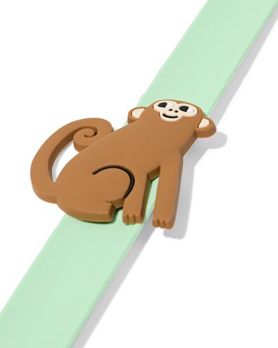 klaparmband siliconen aap - 15100341 - HEMA