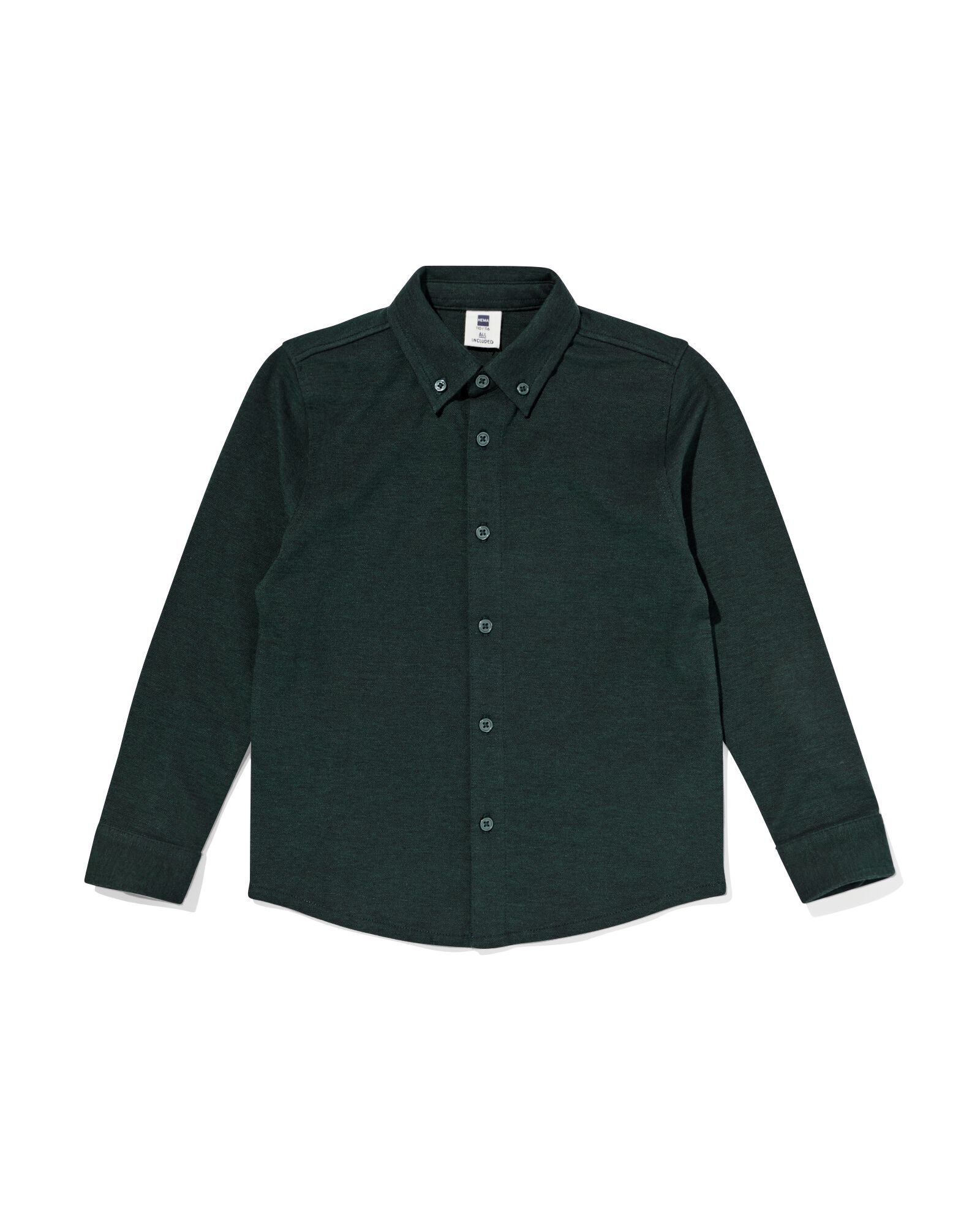 chemise enfant coton vert vert - 30706303GREEN - HEMA