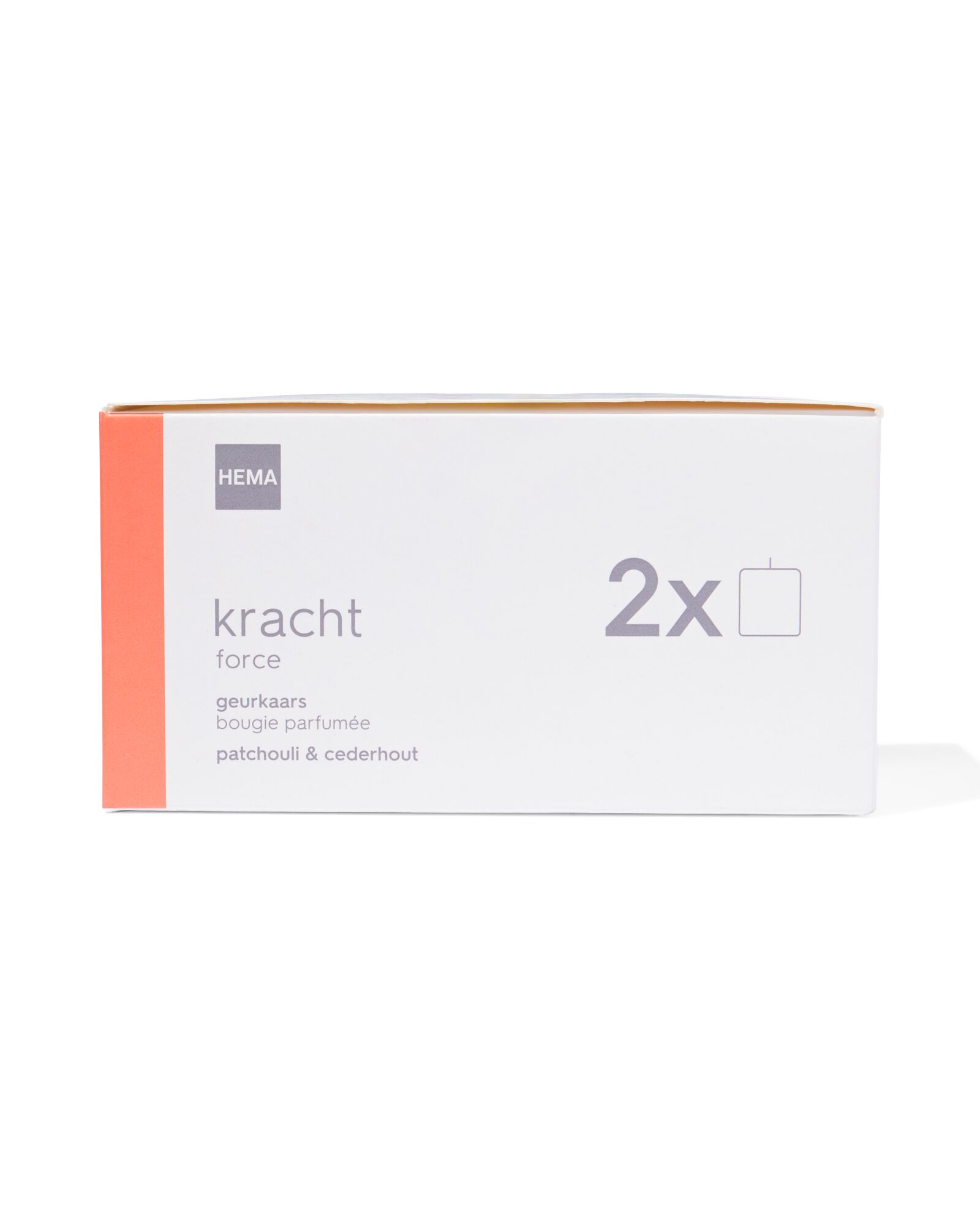 bougie parfum&eacute;e XS force - lot de 2 - 13507504 - HEMA