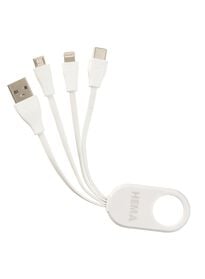 USB-Ladekabel, Mikro-USB, USB-C & 8-polig - 39630063 - HEMA