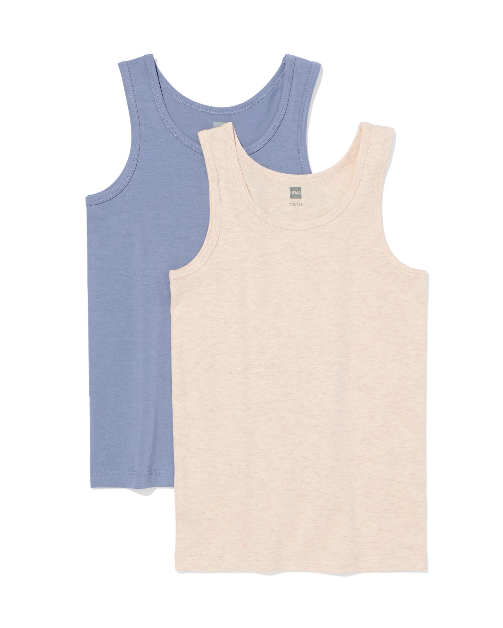 kinderhemden zee - 2 stuks blauw - 19201540BLUE - HEMA