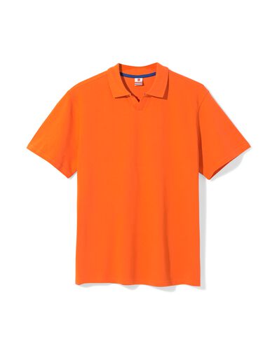 herenpolo Jack piqu&eacute; Koningsdag oranje oranje - 2100060ORANGE - HEMA