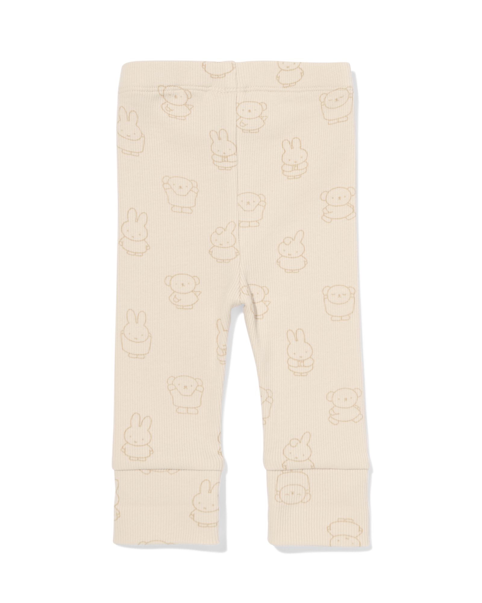 nijntje newborn meegroeilegging rib  &eacute;cru &eacute;cru - 33441120ECRU - HEMA