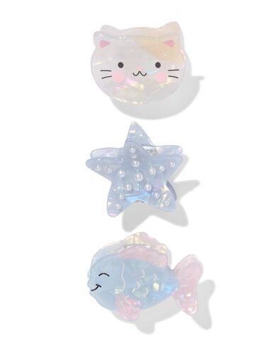kinderhaarclips figuren - 3 stuks - 60101115 - HEMA