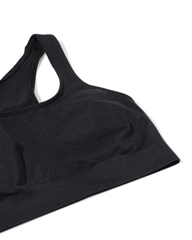 haut de sport enfant sans couture noir noir - 30660119BLACK - HEMA