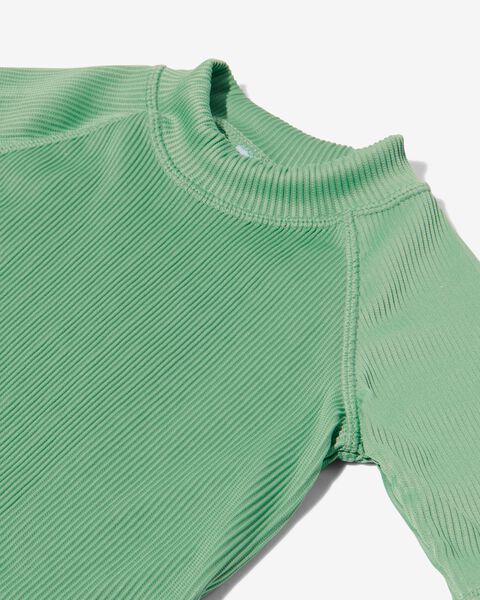 t-shirt de natation anti-UV enfant - protection UPF 50+ vert - 1000030489 - HEMA