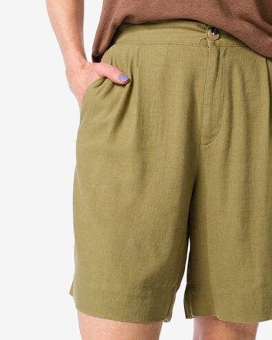 short femme Selma coupe d&eacute;contract&eacute;e vert vert - 36209650GREEN - HEMA