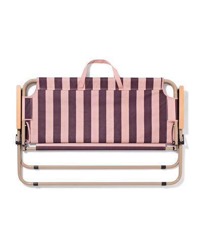 banquette pliable 2 places 140x70cm rayures - 41800277 - HEMA
