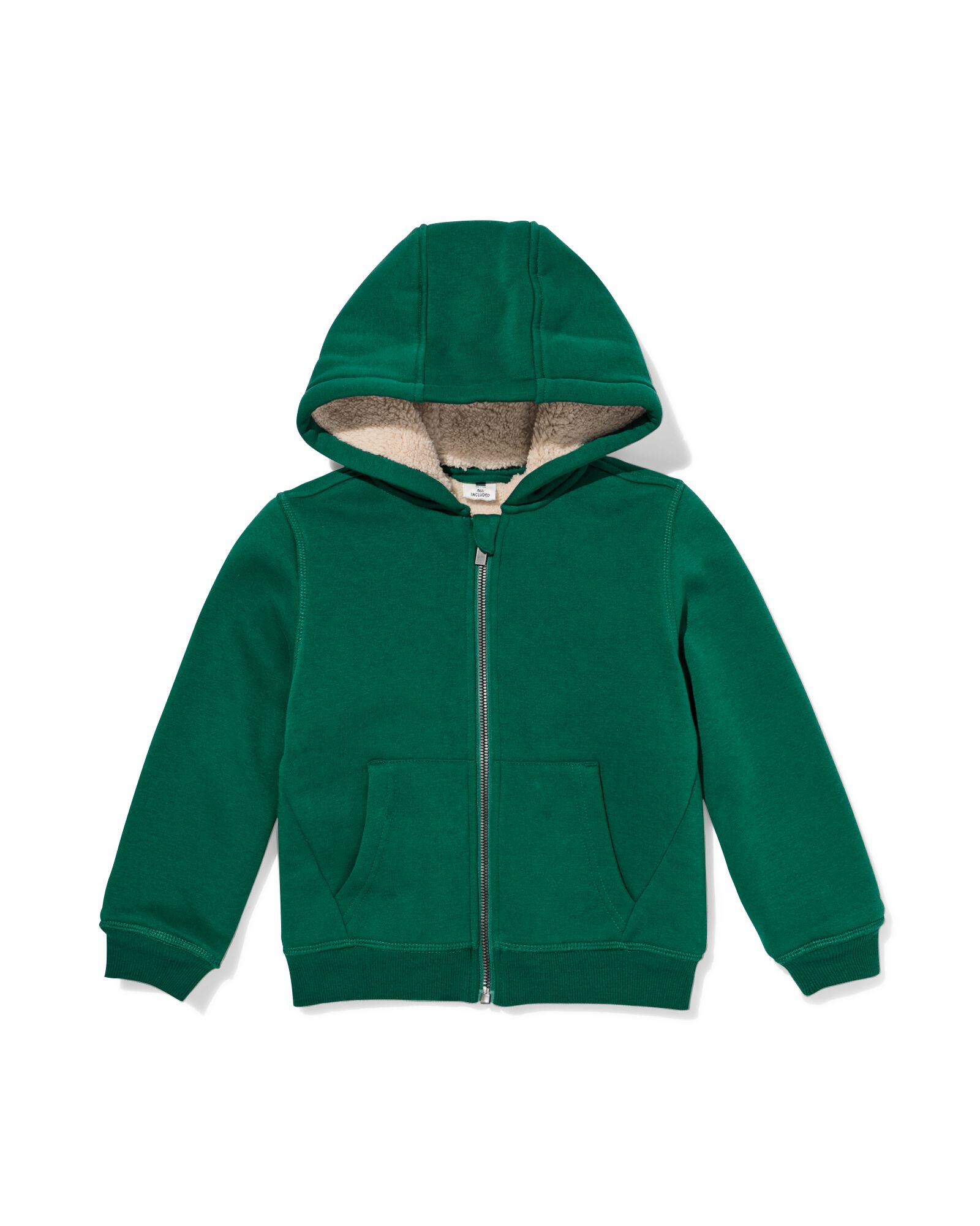 Kinder-Sweatjacke gr&uuml;n - 30704608GREEN - HEMA