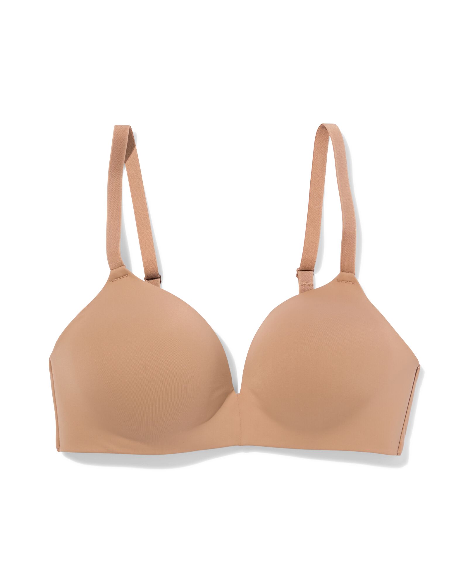 soutien-gorge pr&eacute;form&eacute; sans armatures marron clair marron clair - 21806670LIGHTBROWN - HEMA