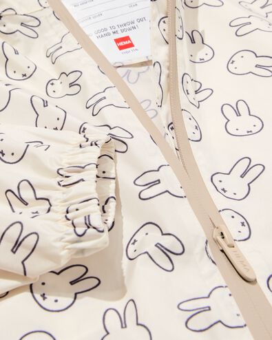 combinaison d'ext&eacute;rieur Miffy imperm&eacute;able cr&egrave;me 110/116 - 33260108 - HEMA